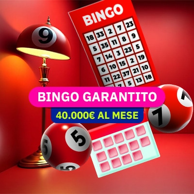 Schermata del gioco del Bingo sulla piattaforma Lottomatica