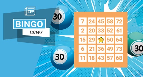 Schermata dell'app Lottomatica che mostra una partita di bingo a 30 palline